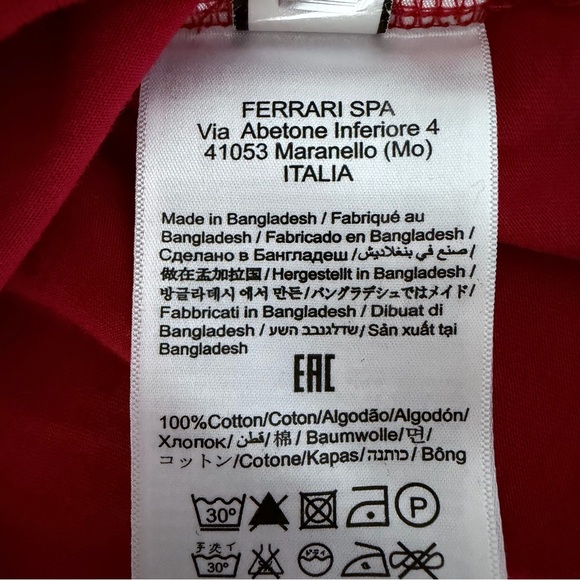 SCUDERIA FERRARI Red Graphic Logo T-Shirt Racing Motorsport Tee xl - Picture 7 of 11